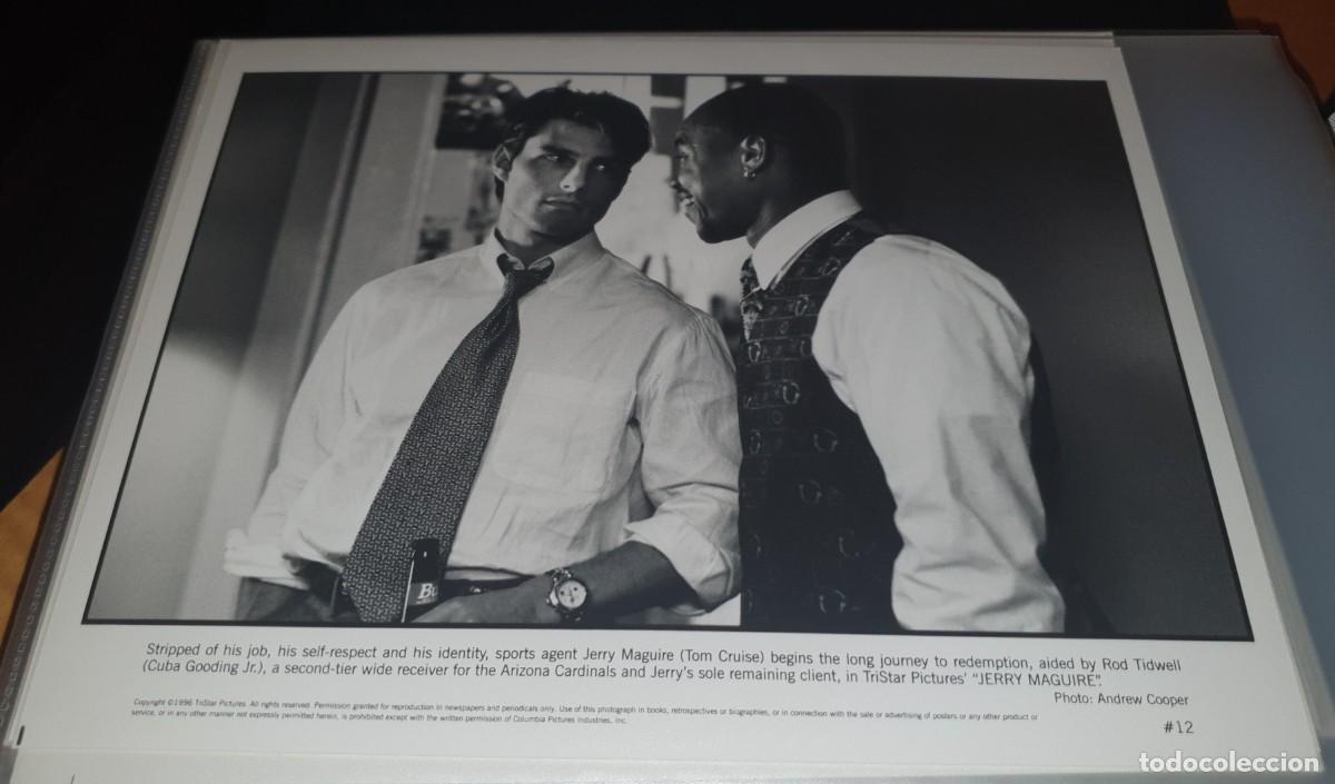 Cine: JERRY MAGUIRE Tom Cruise Cuba Gooding Jr Foto original americana productora blanco y negro 20x25 cm.