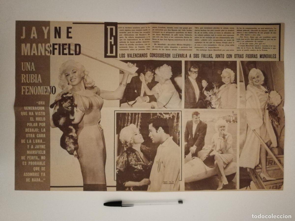 Cin&eacute;ma: ANTIGUO ANUNCIO ENCARTONADO -A3- Jayne Mansfield