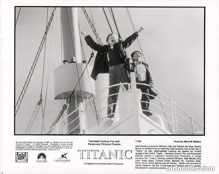 Cine: Fotograf&iacute;a Original Leonardo Di Caprio Danny Nuco Titanic Merrie W. Wallace FOX