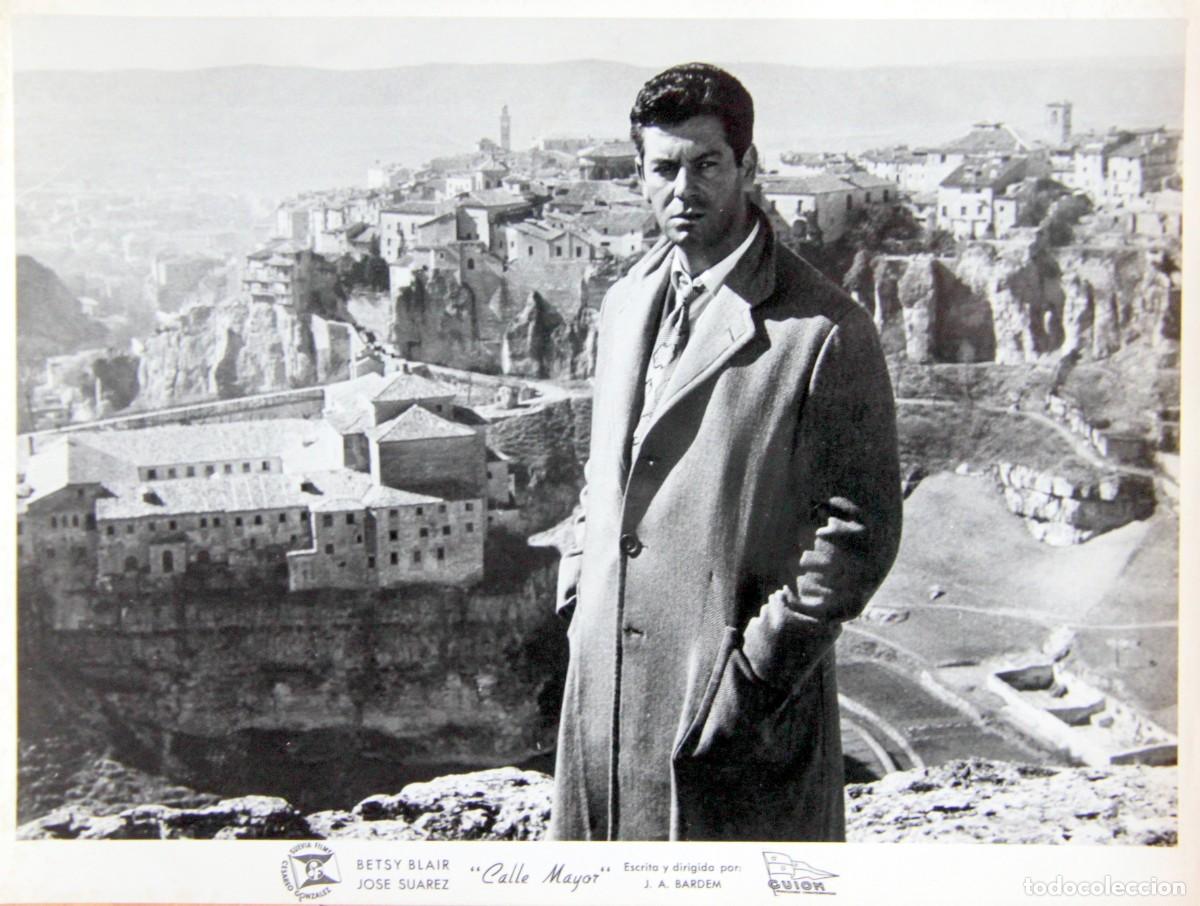 Cinema: JOSE SUAREZ & BETSY BLAIR: CALLE MAYOR, BARDEM - FOTO ORIGINAL SUEVIA FILMS B/N - 24 x 18 cm