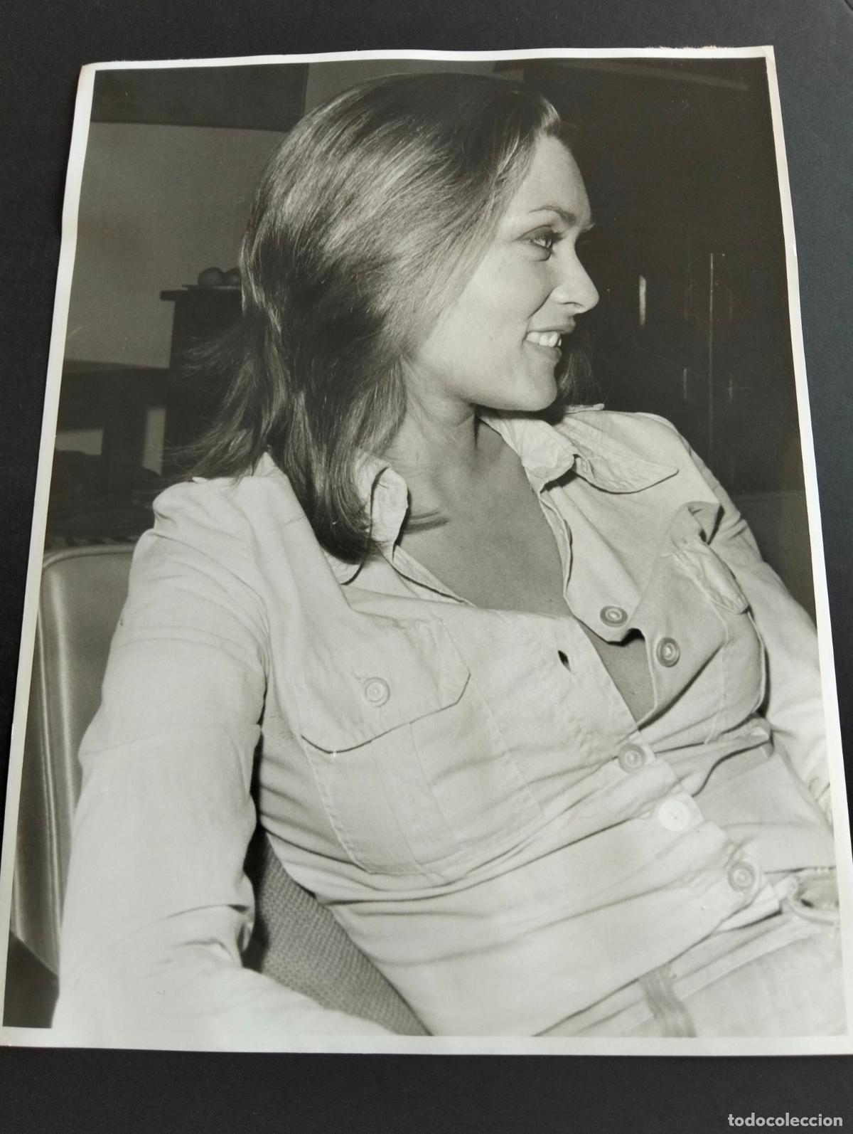 Cin&eacute;ma: ALEXANDRA BASTEDO ACTRIZ ANTIGUA FOTOGRAFIA ORIGINAL 18 X 24 CM