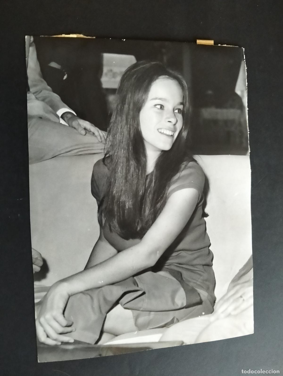 Cin&eacute;ma: GERALDINE CHAPLIN ACTRIZ ANTIGUA FOTOGRAFIA ORIGINAL 16 X 22 CM