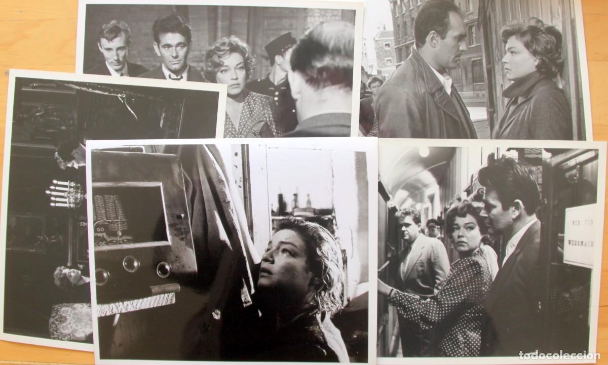 Cinema: SIMONE SIGNORET: THE DAY AND THE HOUR - SERIE 5 FOTOS ORIGINALES B/N - 20 x 25 cm