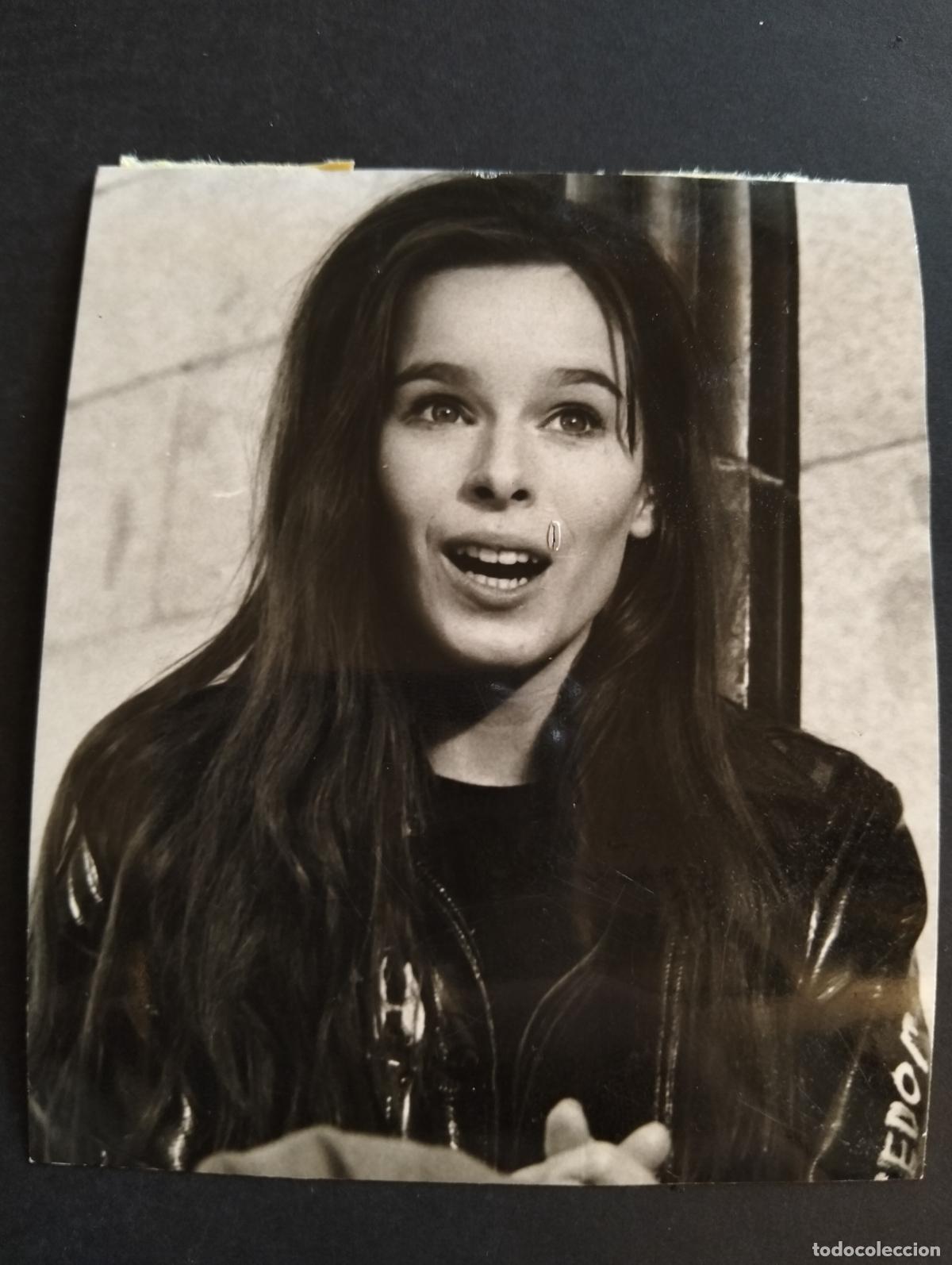Cin&eacute;ma: GERALDINE CHAPLIN ACTRIZ ANTIGUA FOTOGRAFIA ORIGINAL 8 X 9,5 CM