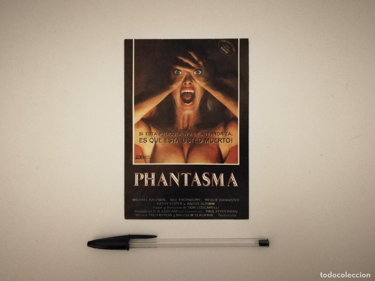 Cine: TARJETA ORIGINAL -10*15- PHANTASMA - TERROR GORE