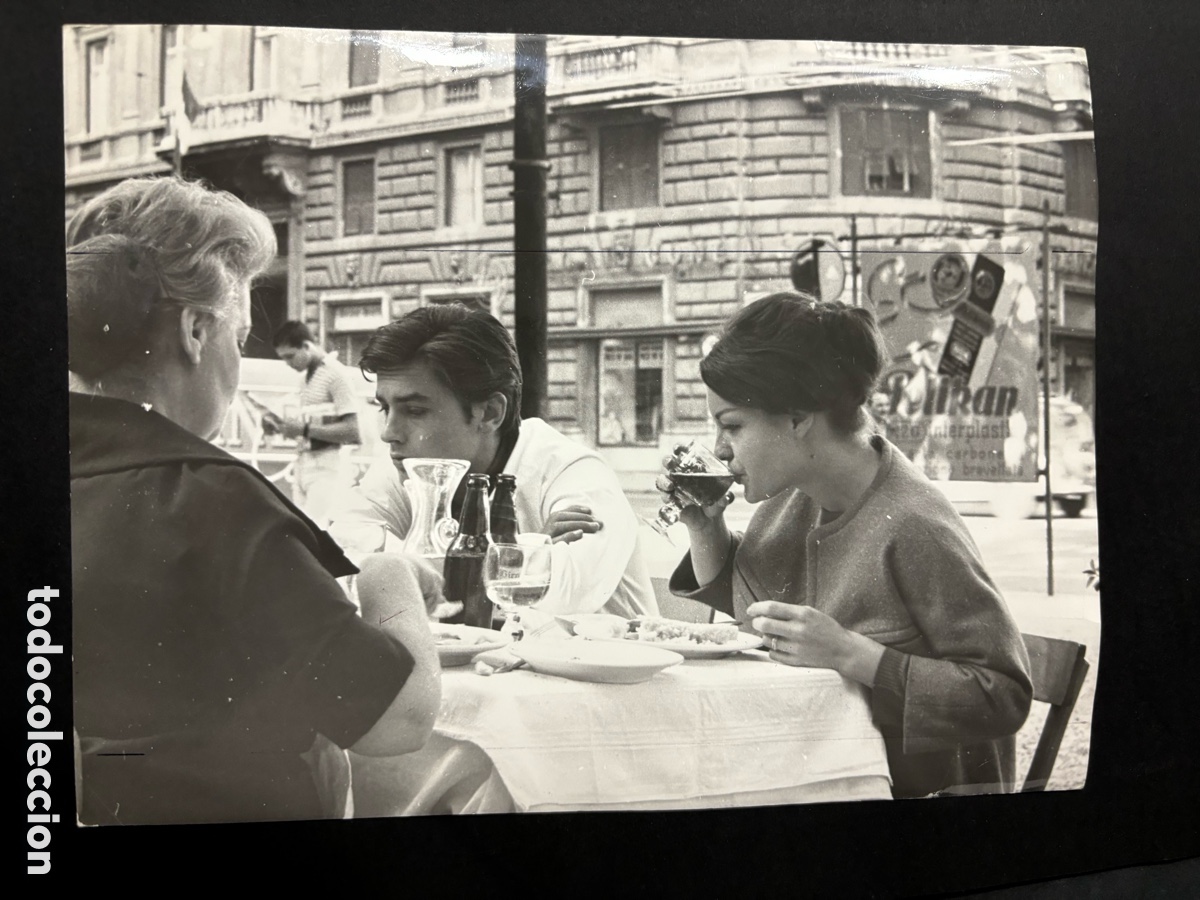 Cine: Foto original de Romy Schneider y Alain Delon