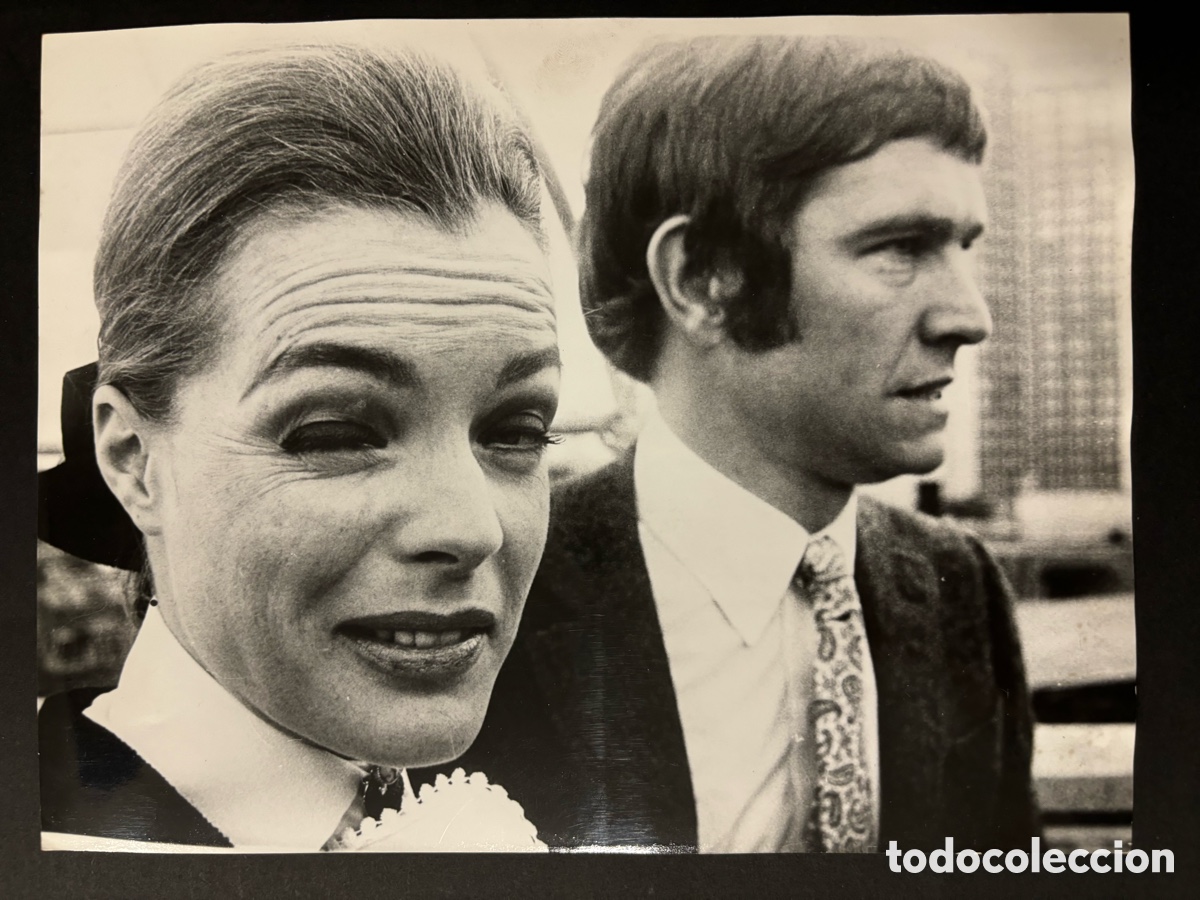 Cine: Foto original de Romy Schneider y Tom courtenay