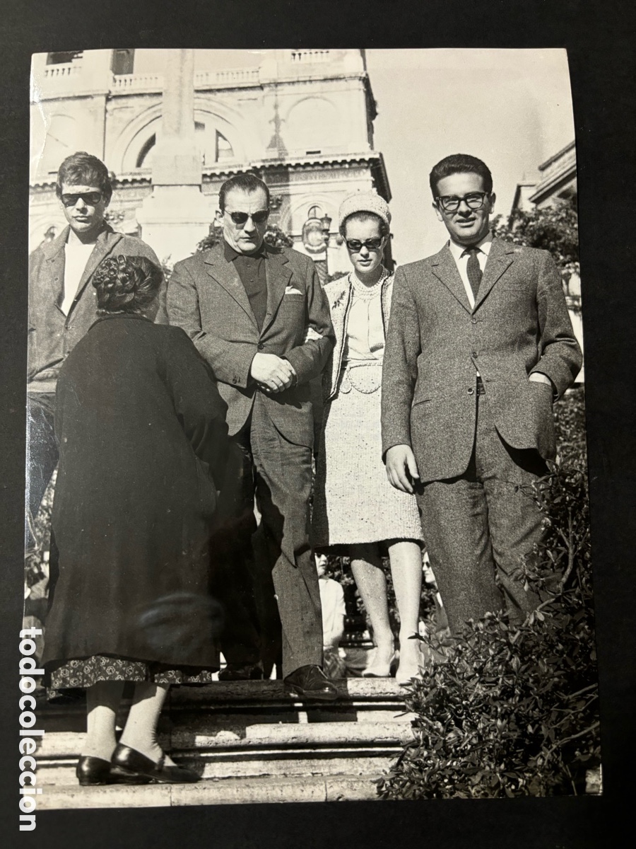 Cine: Foto original de Romy Schneider y luchino visconti