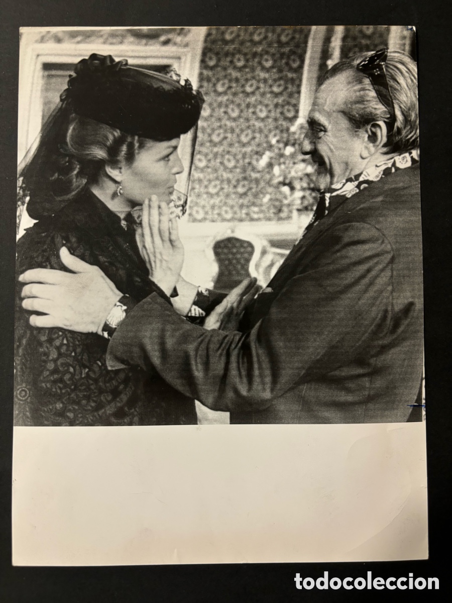 Cine: Foto original de Romy Schneider y luchino visconti Ludwig