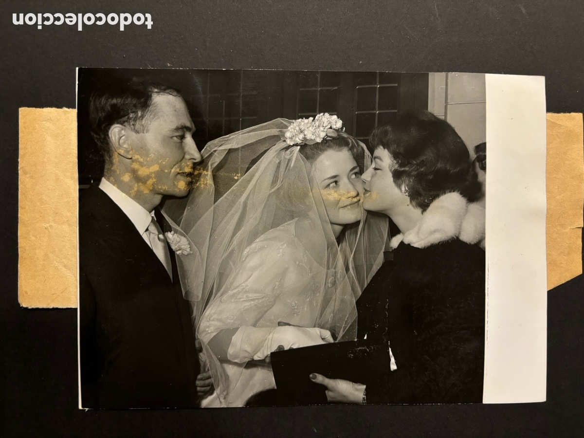 Cine: Foto original de Romy Schneider en una boda