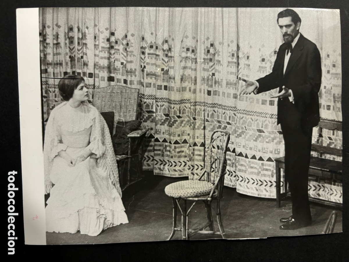 Cine: Foto original de Romy Schneider y Sacha Pito&euml;ff en teatro