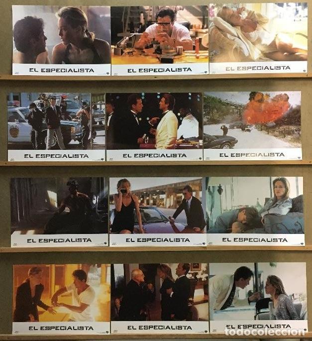 Cine: ADA67 EL ESPECIALISTA SHARON STONE SYLVESTER STALLONE SET COMPLETO 12 FOTOCROMOS ORIGINAL ESTRENO
