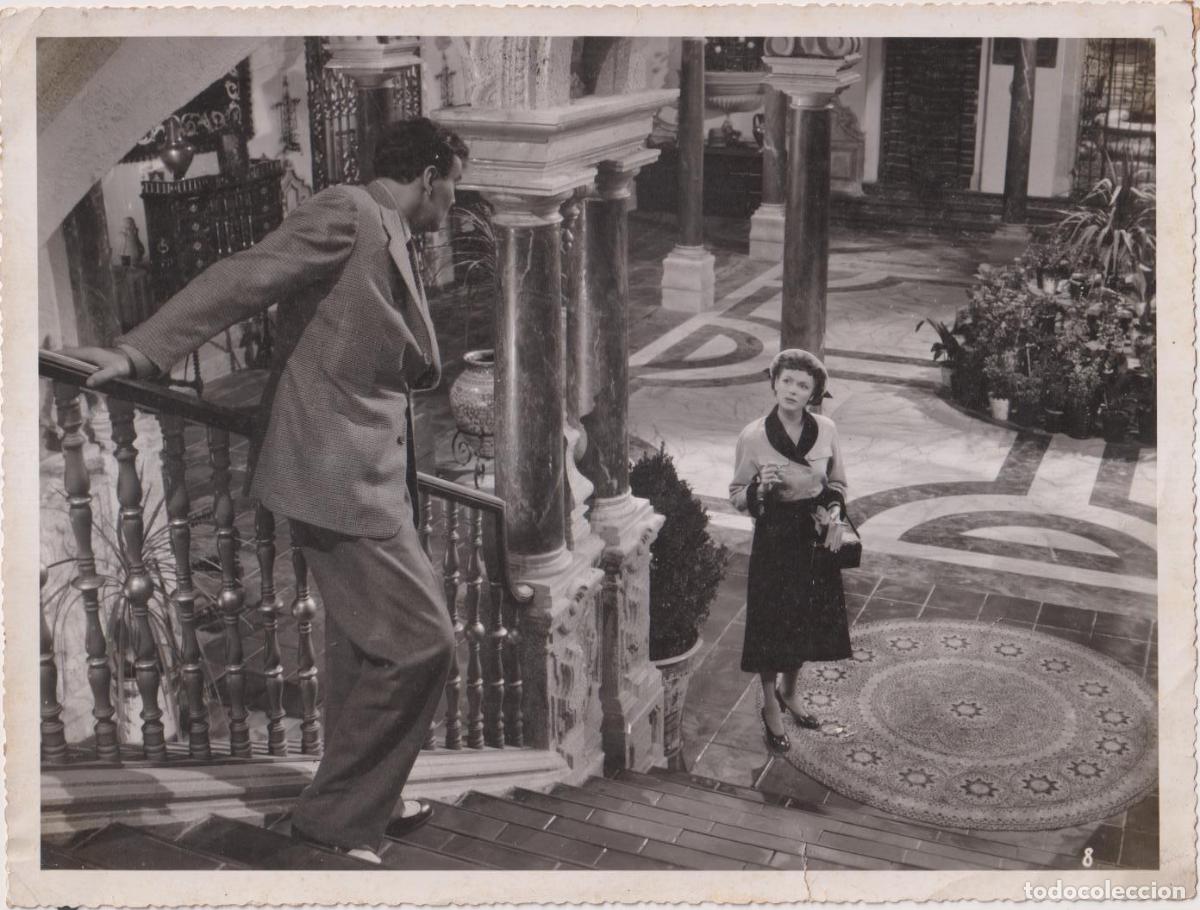 Cine: Escena de pel&iacute;cula. Fotograf&iacute;a (23,5x17,5 cms.)