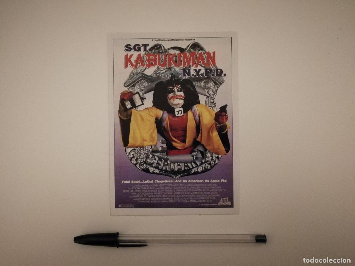 Cine: FICHA COLECCIONABLE -10*15- El sargento Kabukiman - TROMA TERROR