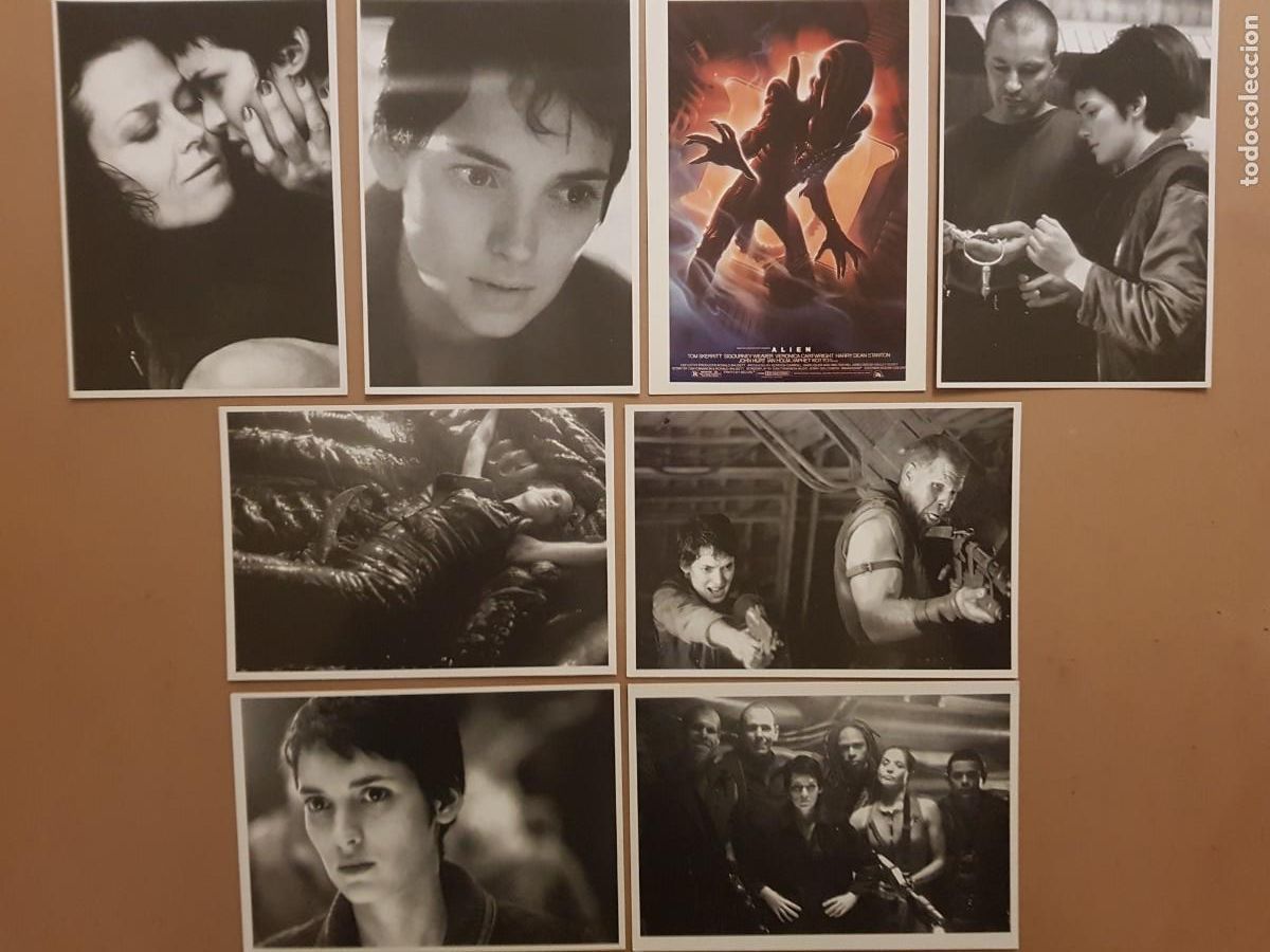 Cine: LOTE: 8 POSTALES DE ALIEN N&ordm; 1