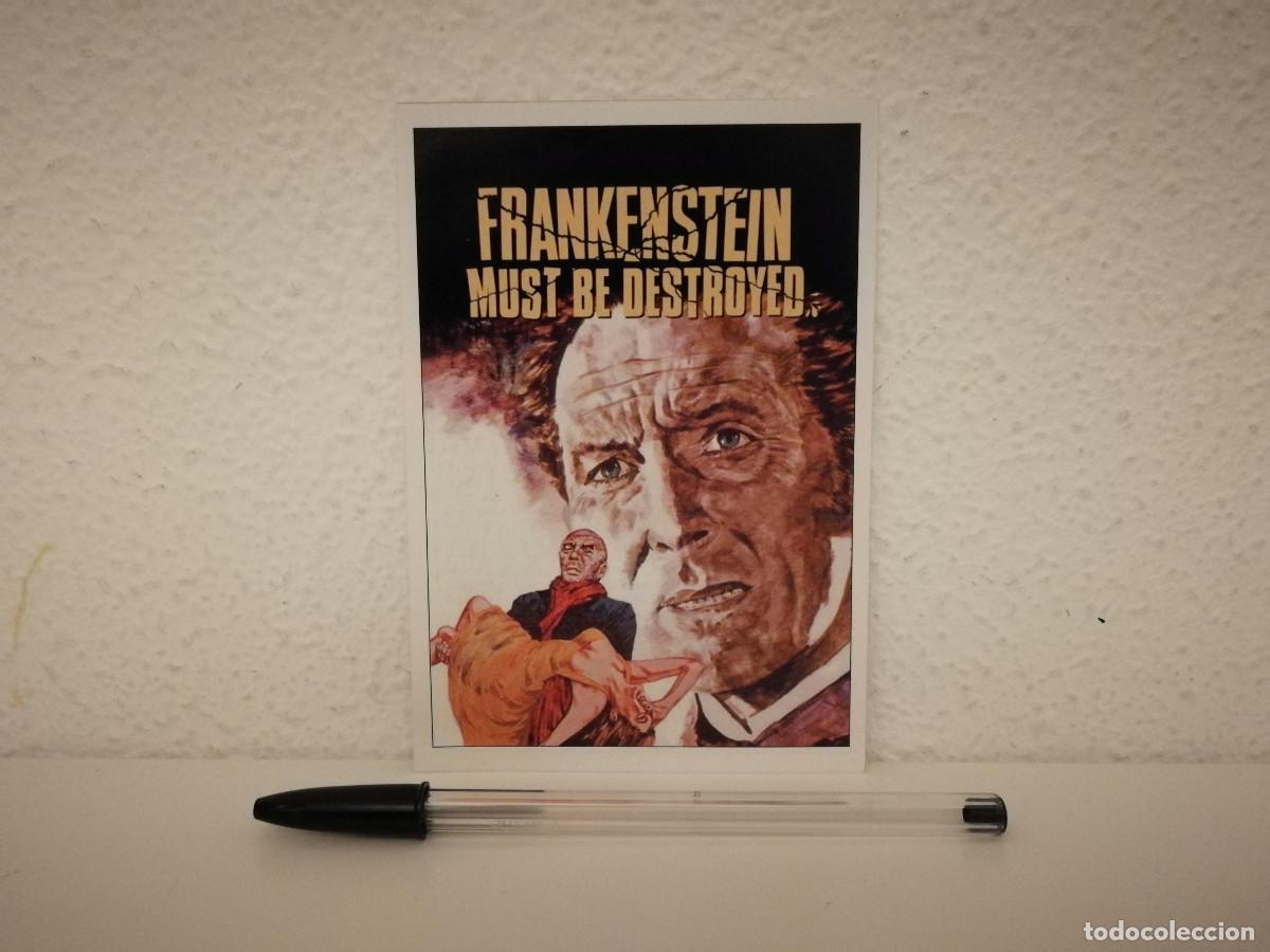 Cine: FICHA COLECCIONABLE -10*15- EL CEREBRO de Frankenstein HAMMER FILMS - TERROR - PETER CUSHING
