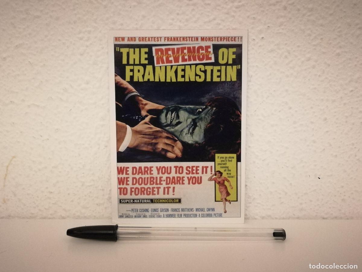 Cine: FICHA COLECCIONABLE -10*15- LA VENGANZA de Frankenstein HAMMER FILMS - TERROR - PETER CUSHING