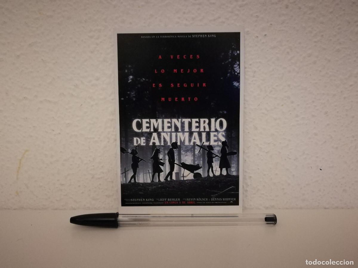 Cine: FICHA COLECCIONABLE -10*15- CEMENTERIO DE ANIMALES - STEPHEN KING - TERROR