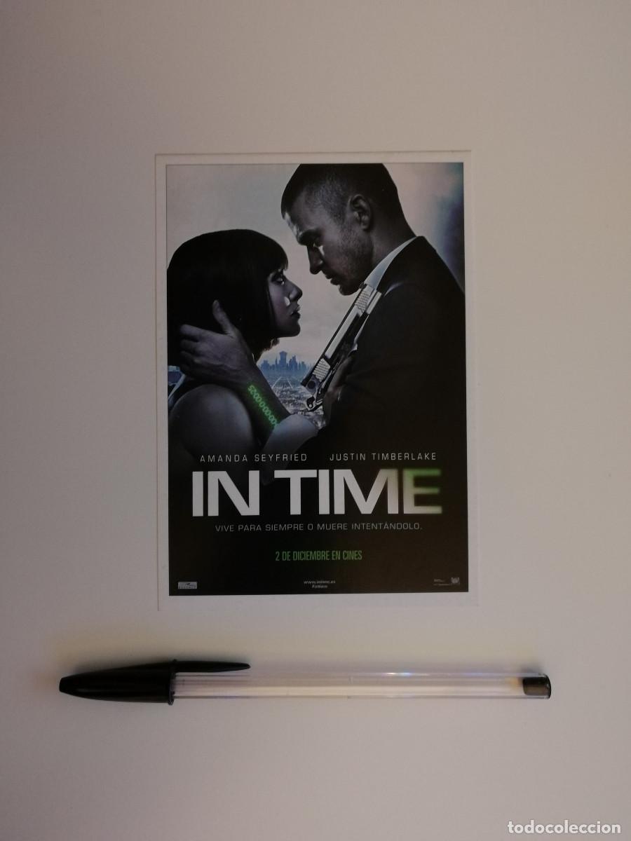Cine: FICHA COLECCIONABLE -10*15- IN TIME - CIENCIA FICCION - Andrew Niccol