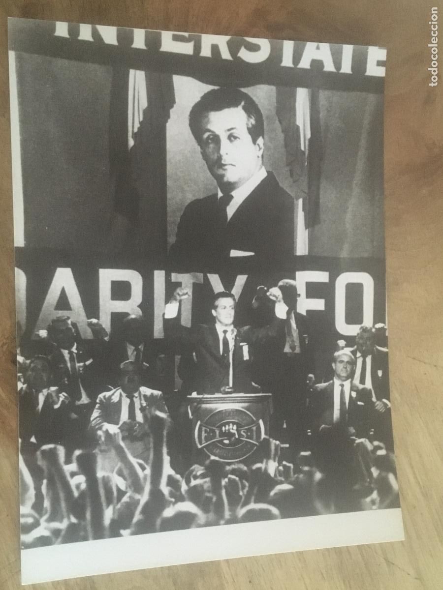 Cine: FIST simbolo de fuerza sylvester stallone foto original estreno