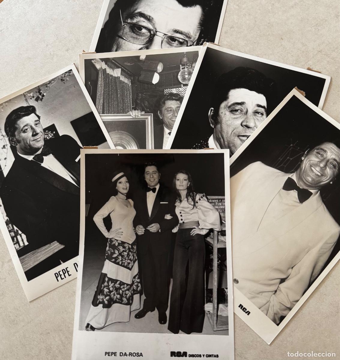 Kino: SEIS FOTOGRAF&Iacute;AS DE PEPE DA ROSA - CANTANTE HUMORISTA ACTOR - A&Ntilde;O 1986