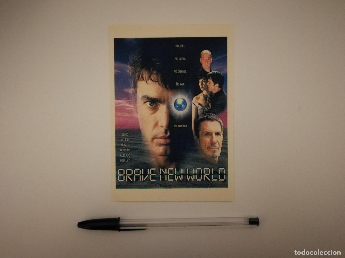 Cine: IMPRESO PAPEL -10*15- BRAVE NEW WORLD - CIENCIA FICCION - LEONARD NIMOY - Un Mundo feliz