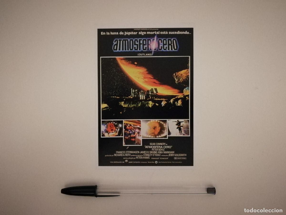 Cine: FICHA COLECCIONABLE -10*15- ATMOSFERA CERO - CIENCIA FICCION - SEAN CONNERY