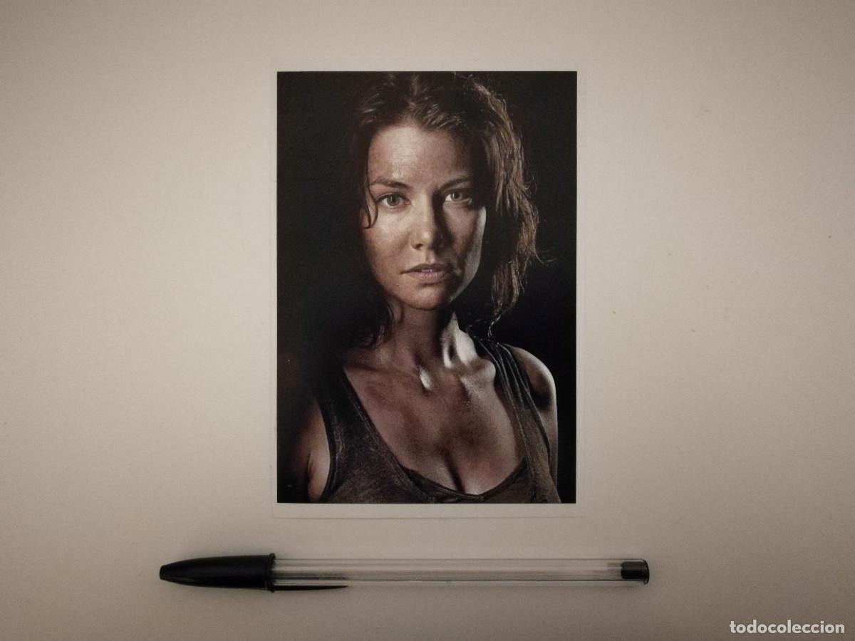 Kino: FICHA COLECCIONABLE -10*15- Lauren Cohan - THE WALKING DEAD