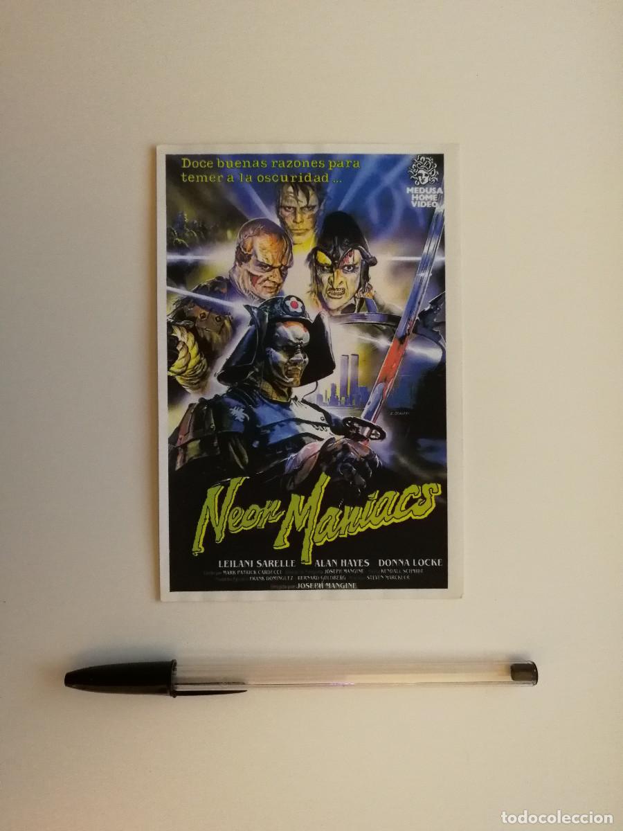 Cine: IMPRESO PAPEL -10*15- NEON MANIACS - CIENCIA FICCION - Joseph Mangine