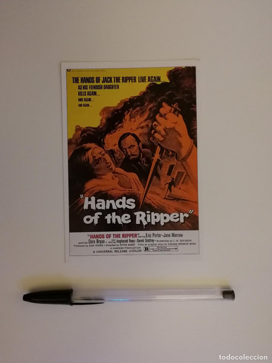 Kino: FICHA COLECCIONABLE -10*15- LAS MANOS DEL DESTRIPADOR - TERROR HAMMER