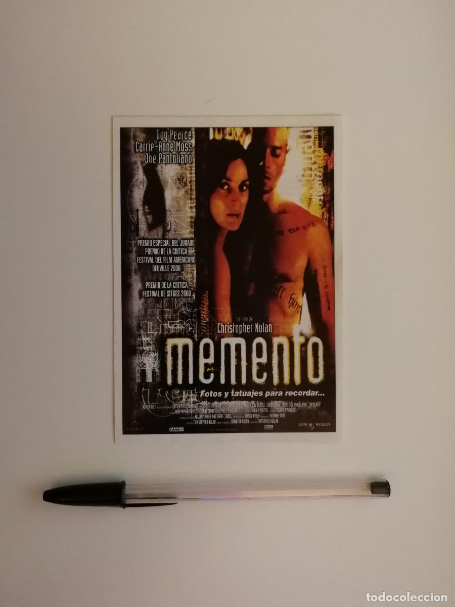 Kino: FICHA COLECCIONABLE -10*15- MEMENTO - CIENCIA FICCION - GUY PIERCE