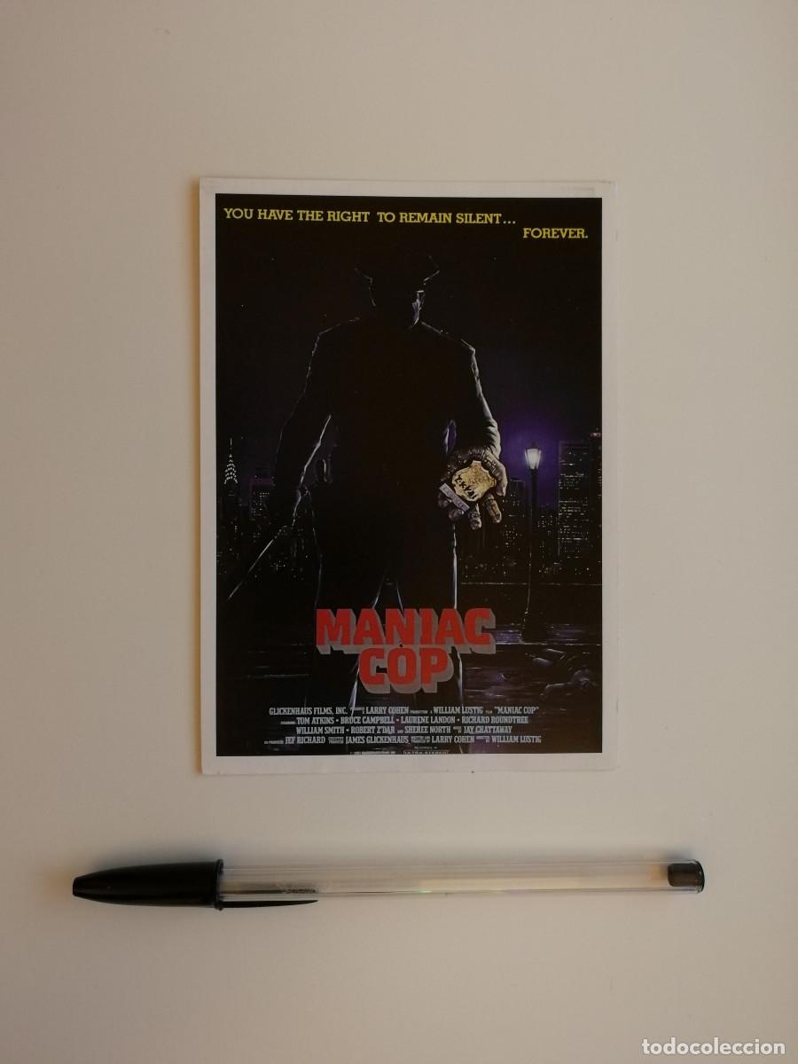 Kino: FICHA COLECCIONABLE -10*15- MANIAC COP - TERROR - WILLIAM LUSTIG