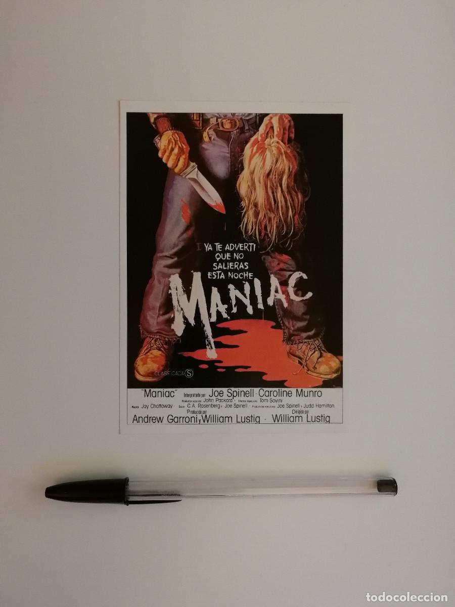 Kino: FICHA COLECCIONABLE -10*15- MANIAC MANIACO - TERROR - WILLIAM LUSTIG