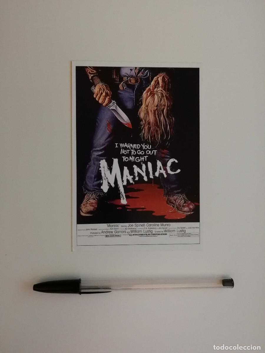 Kino: FICHA COLECCIONABLE -10*15- MANIAC MANIACO - TERROR - WILLIAM LUSTIG