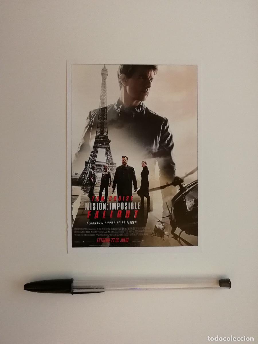 Kino: FICHA COLECCIONABLE -10*15- MISION IMPOSIBLE FALLOUT - TOM CRUISE