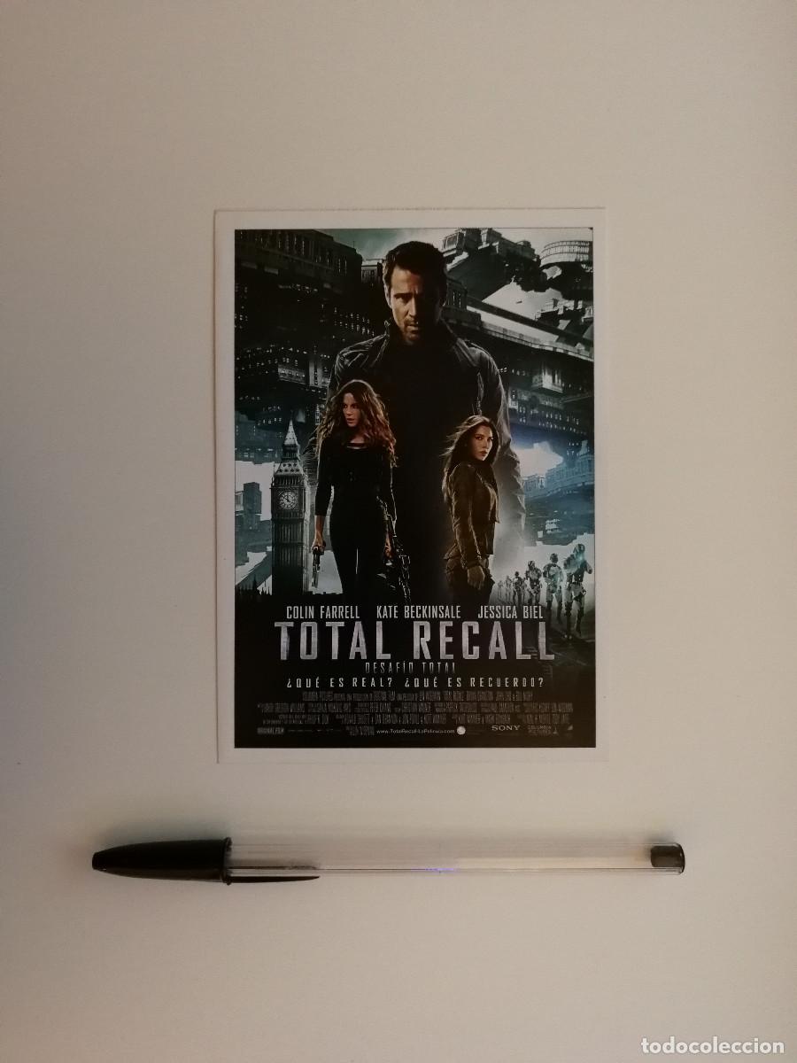 Kino: FICHA COLECCIONABLE -10*15- TOTAL RECALL DESAFIO TOTAL - CIENCIA FICCION - KATE BECKINSALE