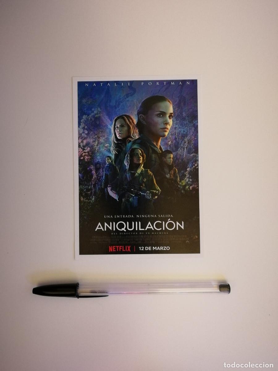 Kino: FICHA COLECCIONABLE -10*15- ANIQUILACION - TERROR - NATALIE PORTMAN