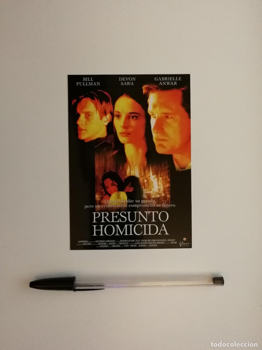 Kino: TARJETA PAPEL -10*15- PRESUNTO HOMICIDA- THRILLER TERROR - BILL PULLMAN