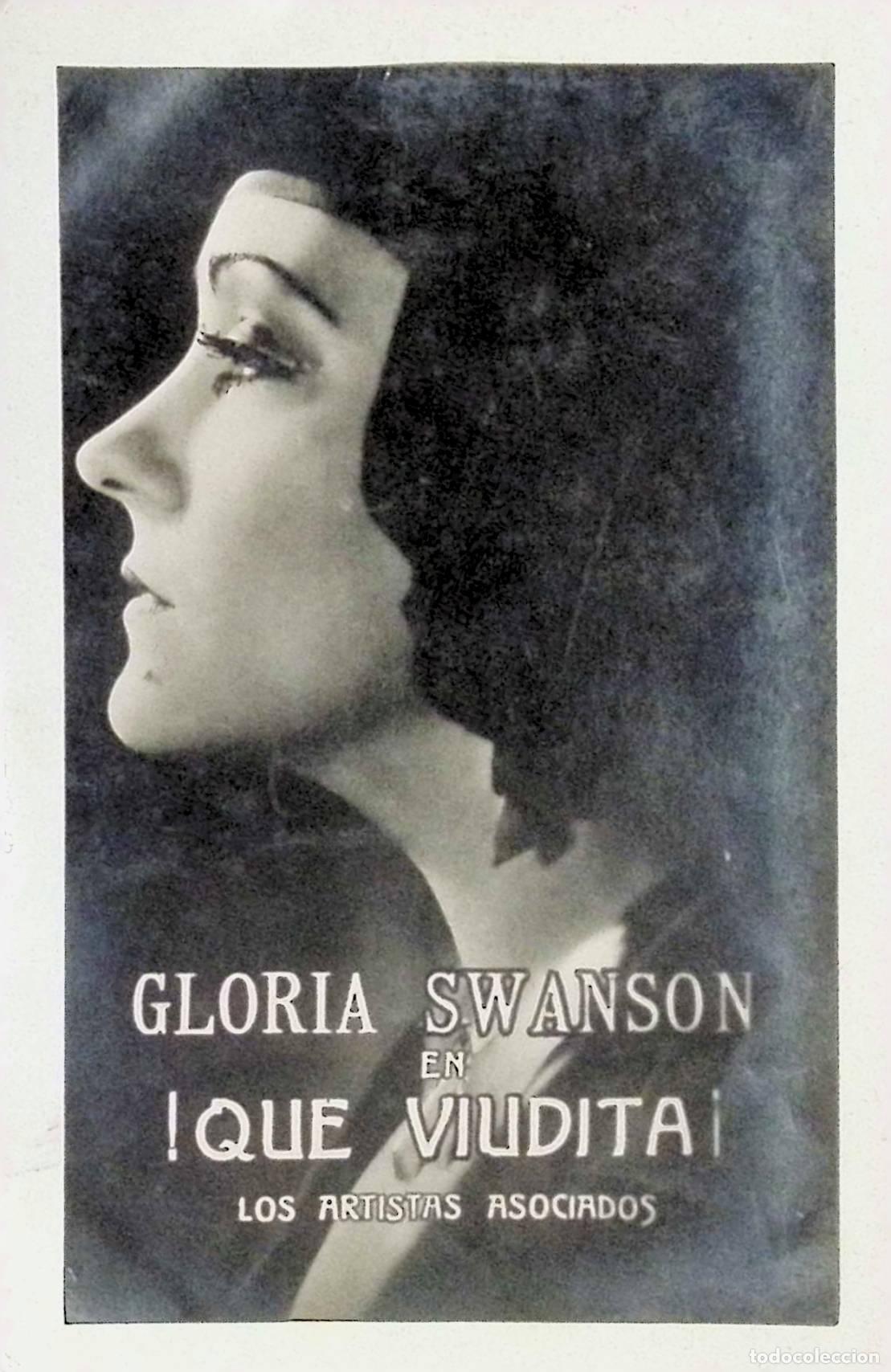 Cine: GLORIA SWANSON EN &iexcl;QUE VIUDITA! LOS ARTISTAS ASOCIADOS.