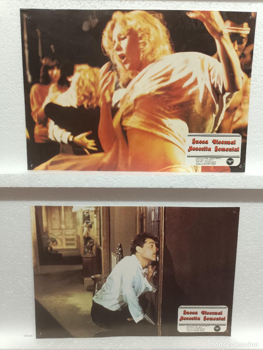 Cine: LOTE 2 FOTOCROMOS SUECA BISEXUAL NECESITA SEMENTAL. ORIGINALES DE VENTA.