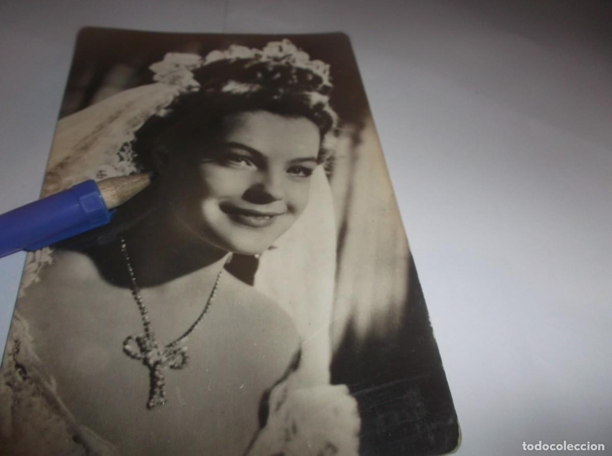 Cine: POSTAL FOTO EN B/N DE LA ACTRIZ ROMY SCHNEIDER -N&ordm;1670- JDP-VALENCIA- SIN ESCRIBIR