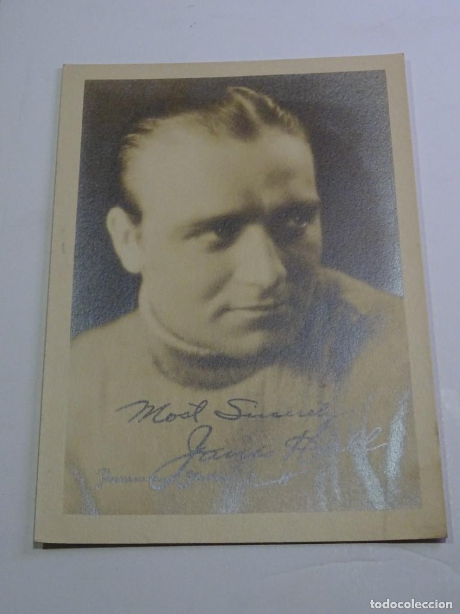 Kino: (M) FOTOGRAF&Iacute;A CON DEDICATORIA IMPRESA DE JAMES HOLL - 13X18CM,