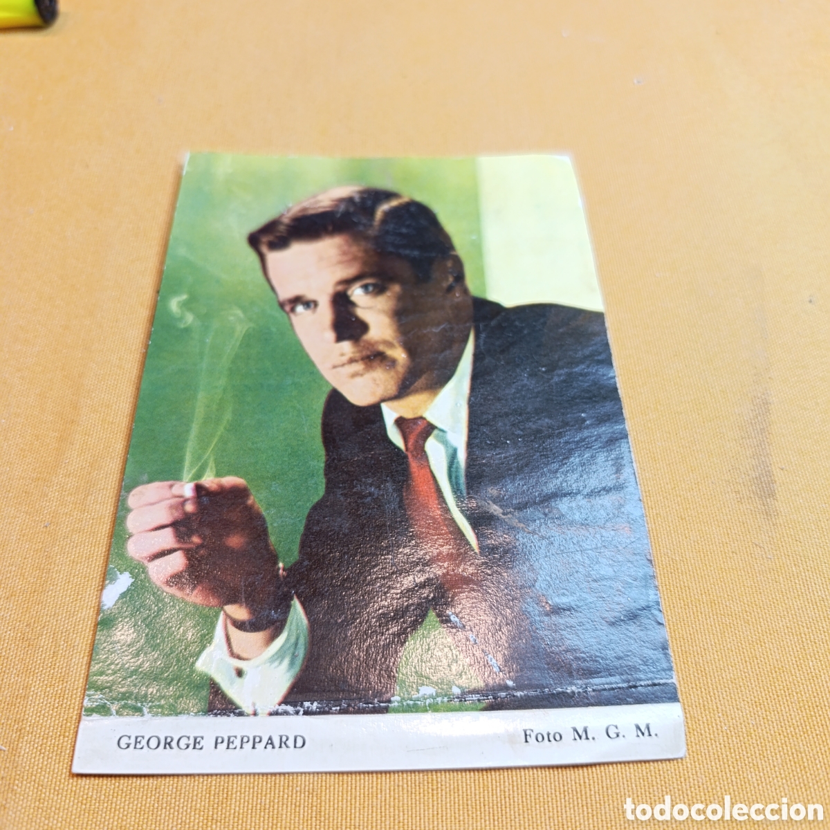 Kino: GEORGE PEPPARD,FOTO POSTAL ANTIGUA