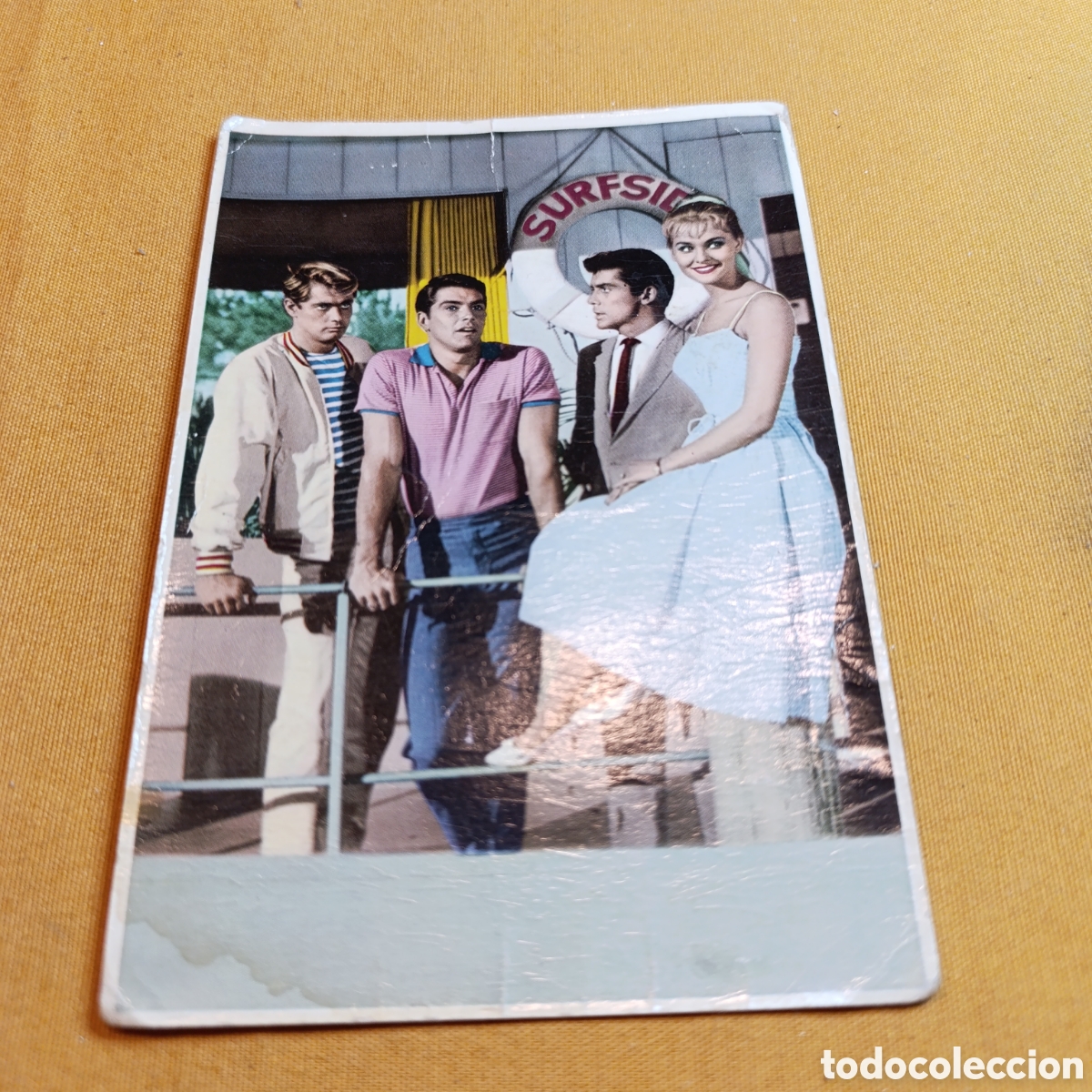 Kino: POSTAL PERSONAJES SERIE T.V. ROMPEOLAS,1964