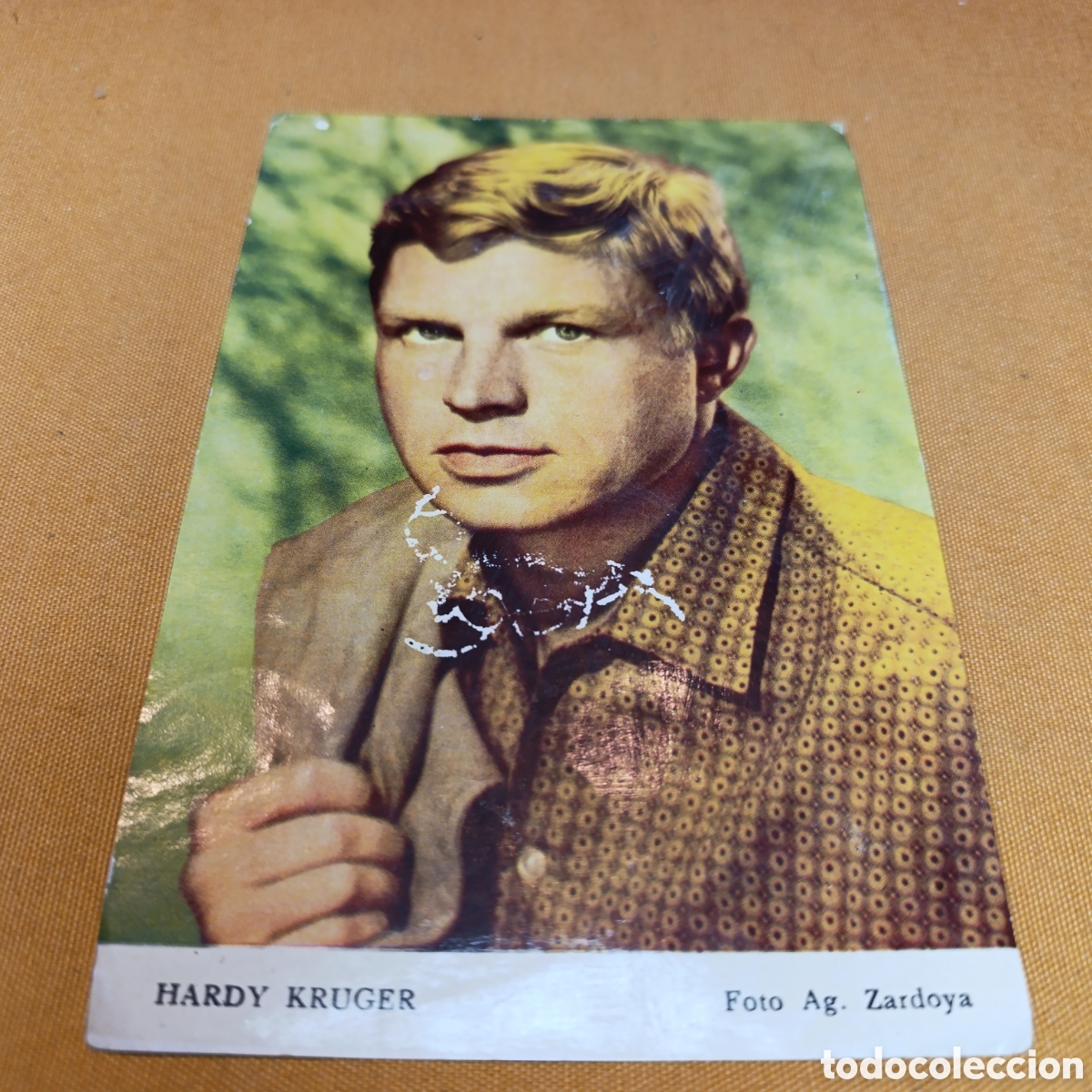 Kino: HARDY KRUGER FOTO POSTAL ,FOTO AG.ZARDOYA