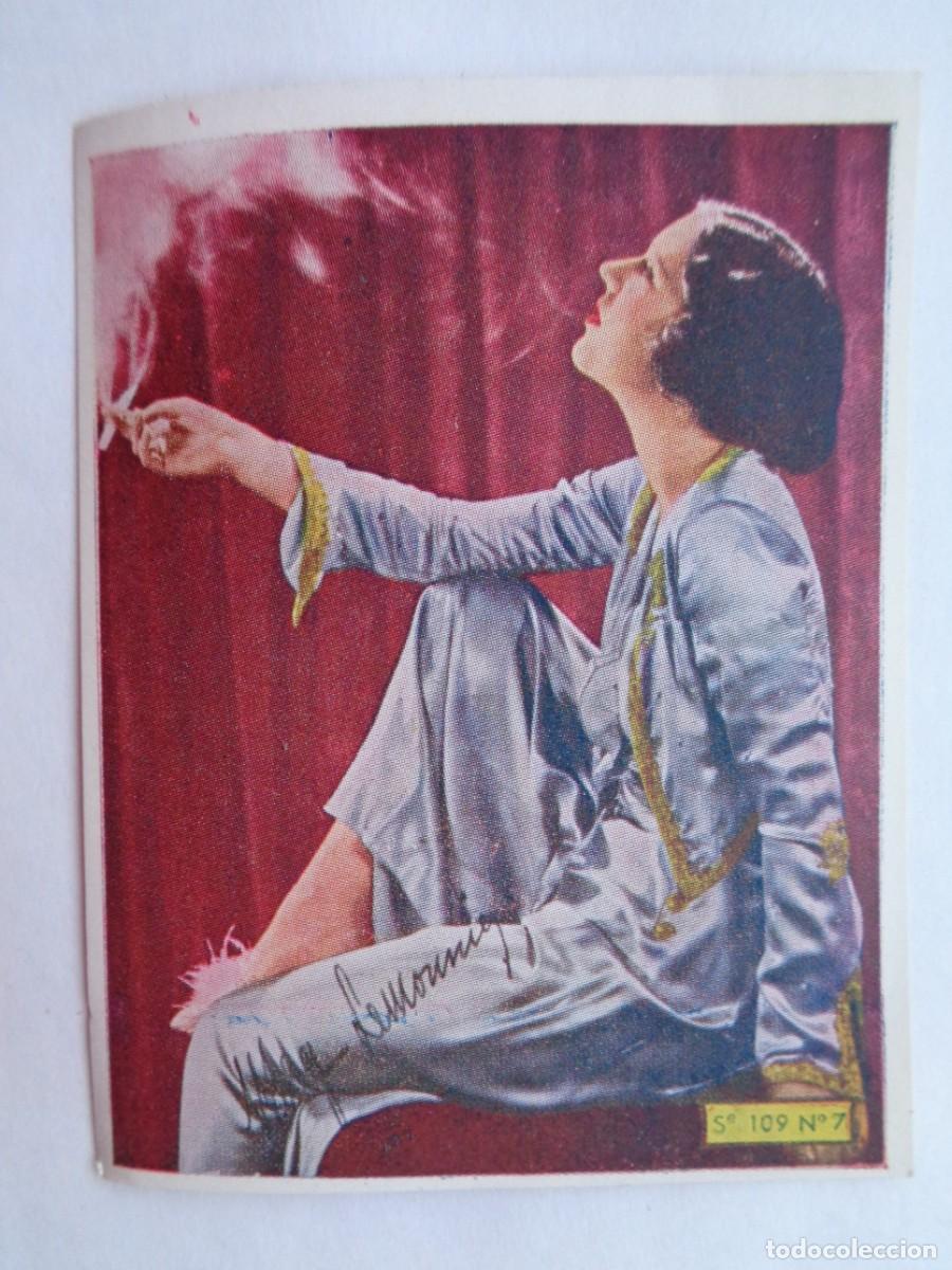 Cinema: CROMO ANTIGUO DEL CUPON PENINSULAR, ESTRELLAS DE HOLLYWOOOD , SERIE 109 , N&ordm; 7 , A&Ntilde;OS 30
