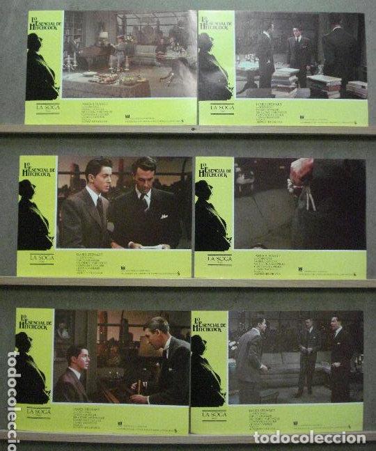 Cine: ADB12 LA SOGA THE ROPE ALFRED HITCHCOCK STEWART SET COMPLETO 6 FOTOCROMOS ORIGINAL ESTRENO