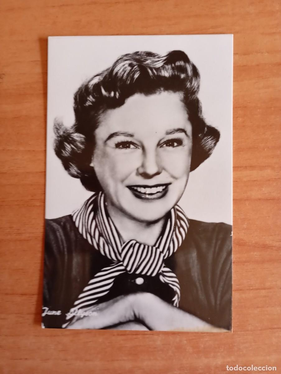 Kino: ALBPOS1--FOTO POSTAL DE ---JUNE ALLYSON