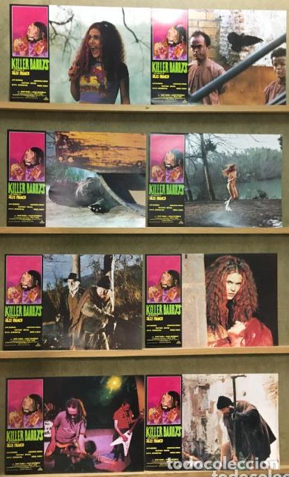 Kino: ADB72 KILLER BARBYS JESUS FRANCO SANTIAGO SEGURA SET COMPLETO 8 FOTOCROMOS ORIGINAL ESTRENO