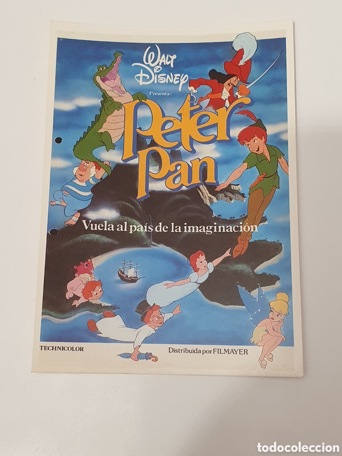 Cine: Postal-83. Peter Pan - Walt Disney - 387 - Sin Circular.